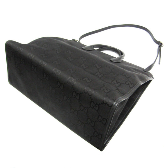 GUCCI Authentic Black Leather Shoulder Bag - Picture 2 of 14